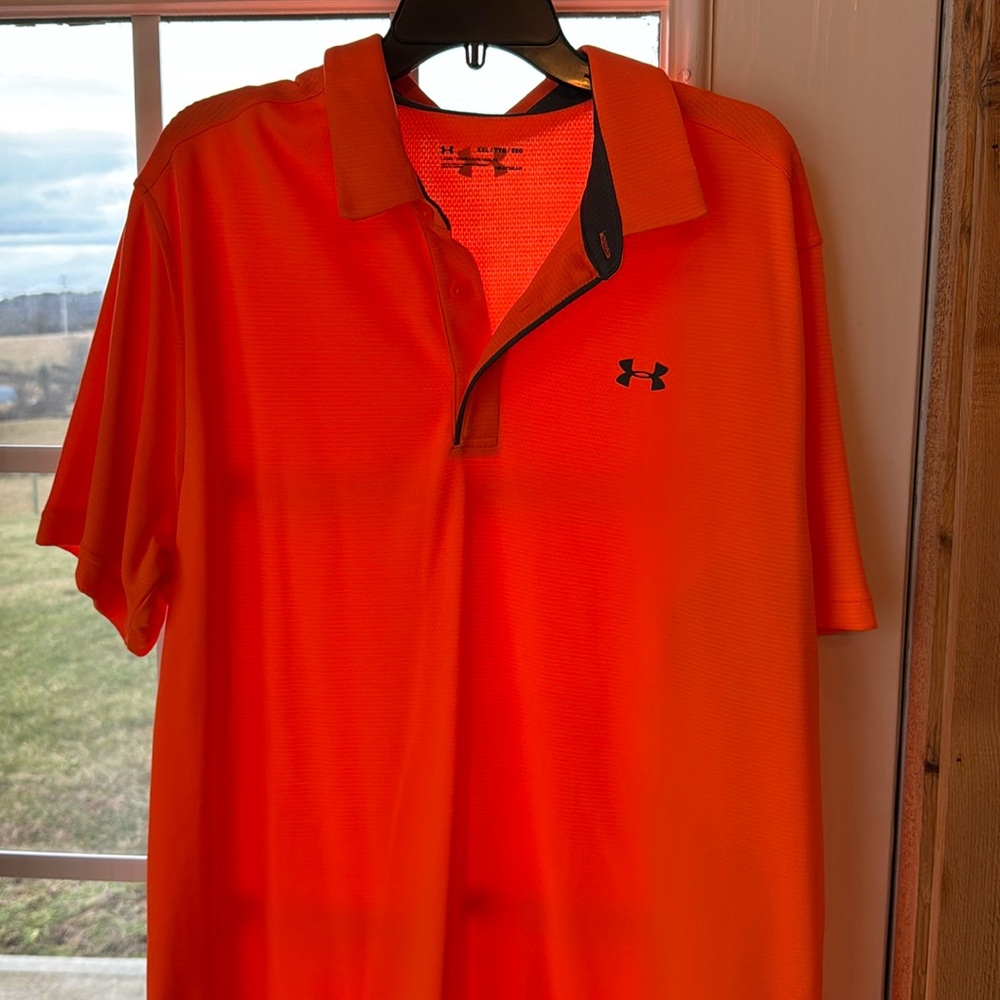 Orange polo, like new